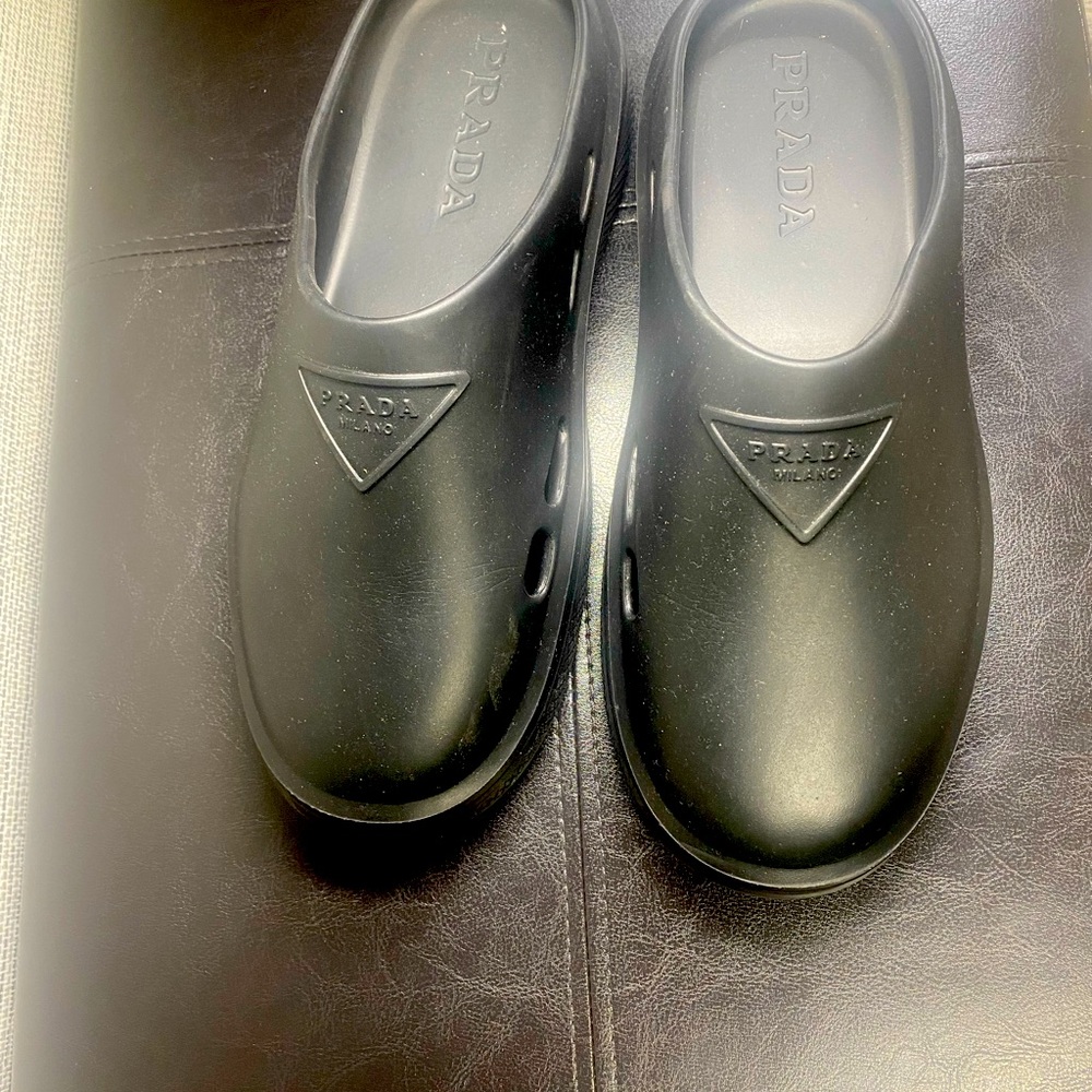 Prada Rubber Mule slide